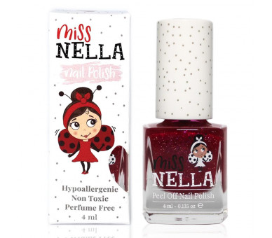 MISS NELLA: Jazzberry Jam 4ml Peel-off Kids Nail Polish