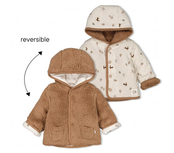 FEETJE : Reversible jacket with hood - Little Fore