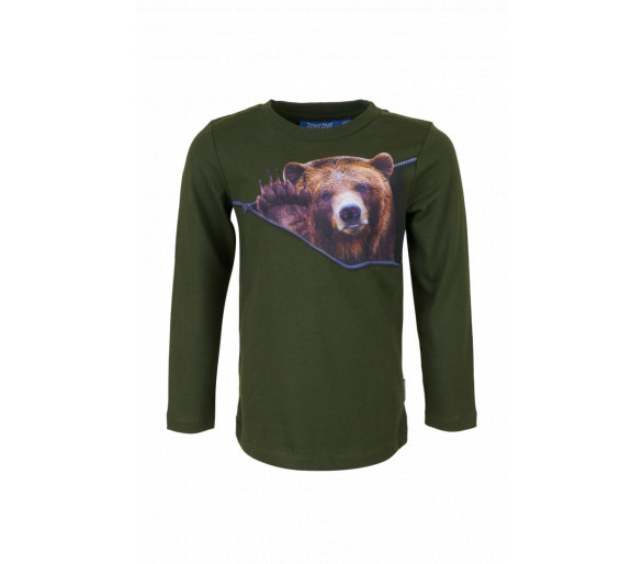SOMEONE : T-shirt lange mouwen met berenafdruk