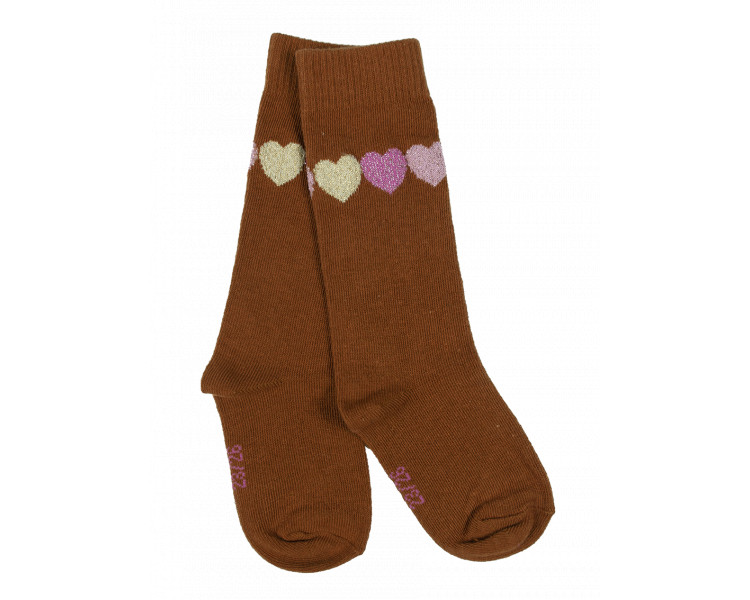 SOMEONE : Gebreide sokken met Lurex Hearts
