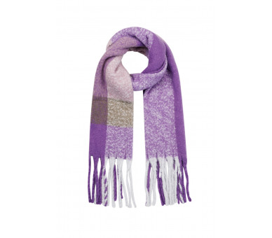 Heerlijk zachte & warme sjaal met klerublokken