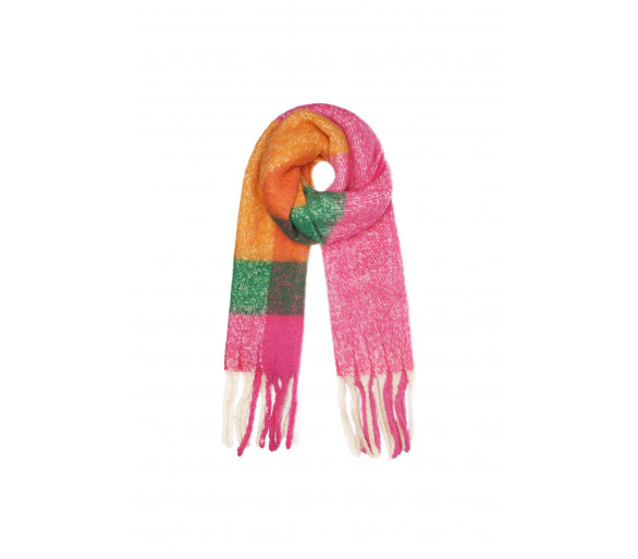 Heerlijk zachte kleurrijke sjaal