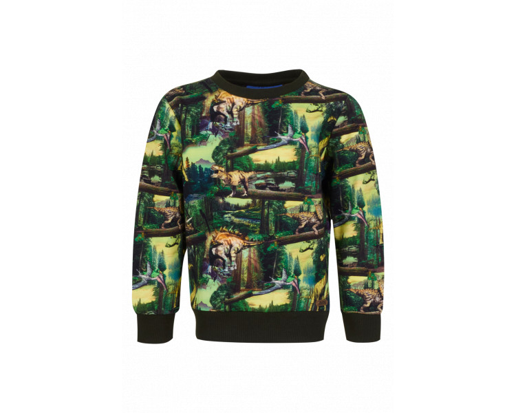 SOMEONE : Sweater met Dino Digital overal print