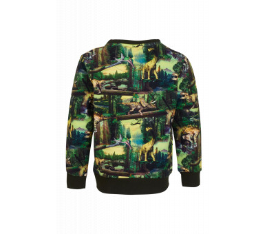 SOMEONE : Sweater met Dino Digital overal print