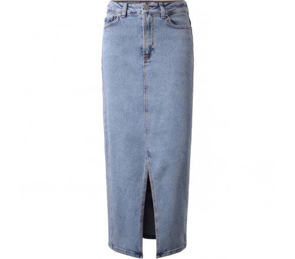HOUND : Lange jeansrok van stretchdenim