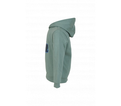 MINI REBELS : Dark mint hoodie met een "CHILL"