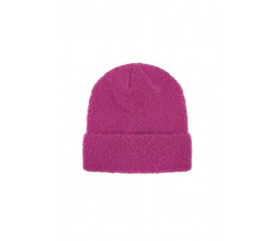 Super zachte beanie in fuchsia