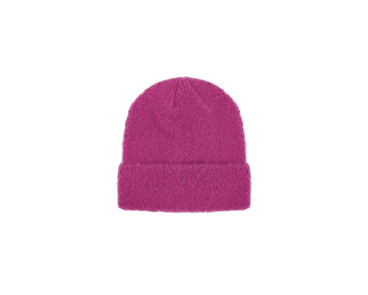 Super zachte beanie in fuchsia