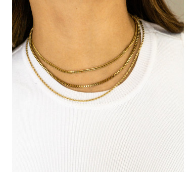 NECKLACE BASIC CHAIN - ADULT - GOLD