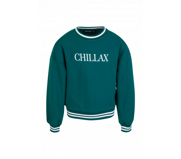 AWESOME by SOMEONE : Sweater met "chilax" vooraan