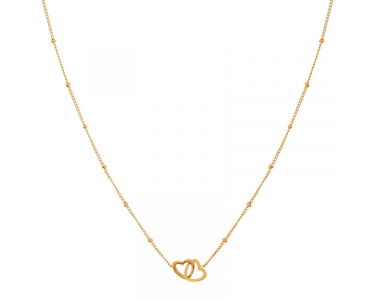 NECKLACE SHARE HEARTS - CHILD - GOLD NECKLACE SHARE HEARTS - CHILD - GOLD