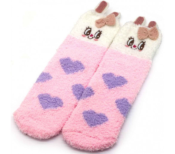 Super leuke vrolijke fluffy sokken