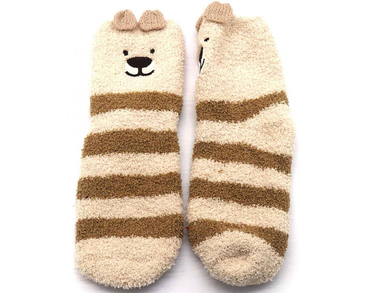 Super leuke vrolijke fluffy sokken