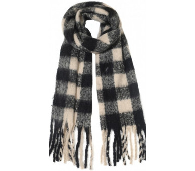 Super zacht sjaal Zwart/Beige