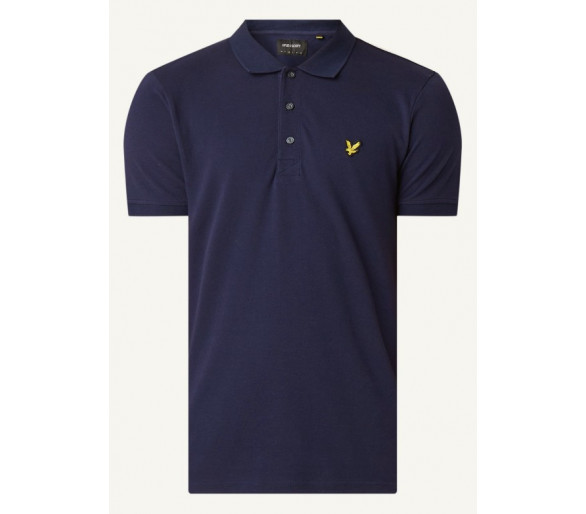 LYLE & SCOTT : Polo uni avec logo