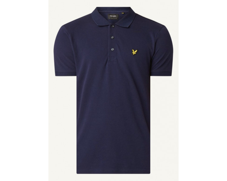 LYLE & SCOTT : Polo uni avec logo