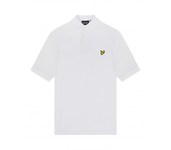 LYLE & SCOTT : Polo uni avec logo