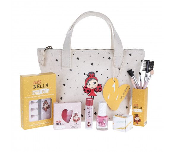 MISS NELLA : Canvas Girly Girl (1 canvas bag, 1 na