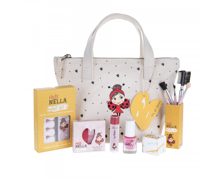 MISS NELLA : Canvas Girly Girl (1 canvas bag, 1 na