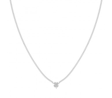 Flamed clover necklace