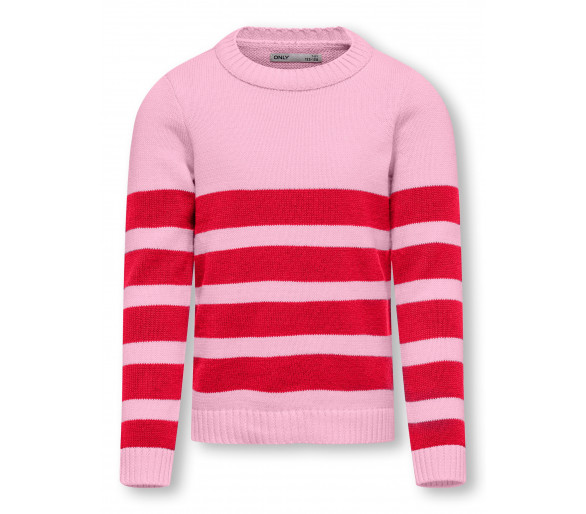 KIDS ONLY : Pull en maille à rayures