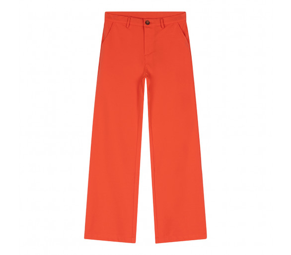 INDIAN BLUE : Wide Pants Pantalon Stretch Bright C