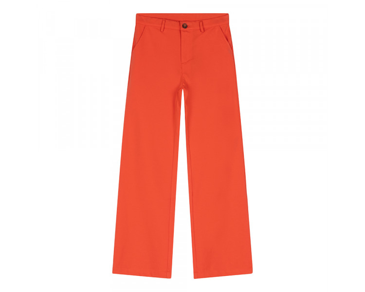 INDIAN BLUE : Wide Pants Pantalon Stretch Bright C