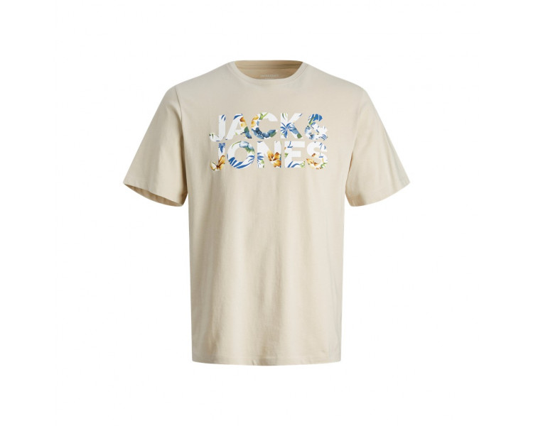 JACK & JONES : Toffe t-shirt met hawaiprint in tekst