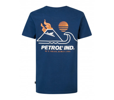 PETROL : Toffe t-shirt met print
