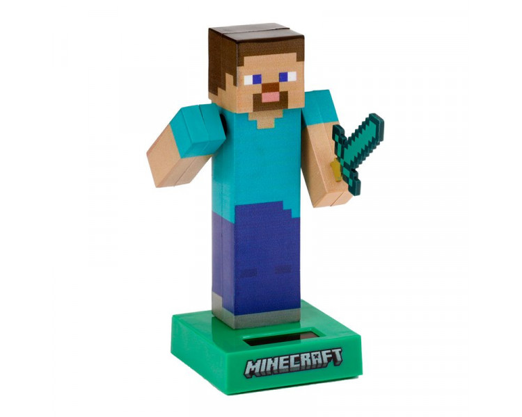 Minecraft Steve Zonnecel Solar Pal Poppetje