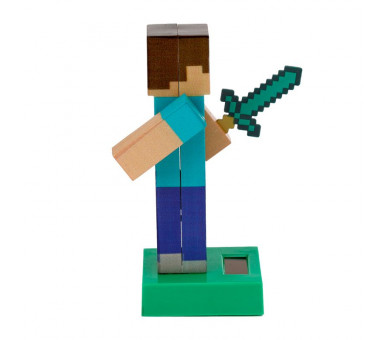 Minecraft Steve Zonnecel Solar Pal Poppetje