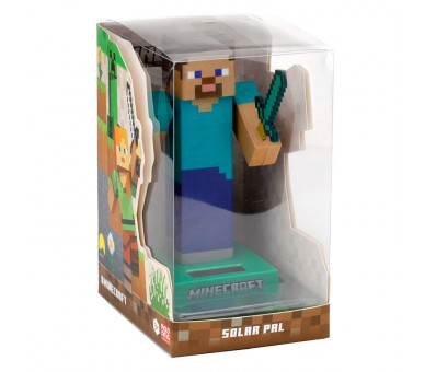 Minecraft Steve Zonnecel Solar Pal Poppetje