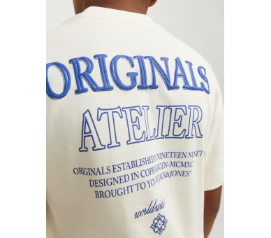 JACK & JONES : T-shirt km imprimé devant et derrière
