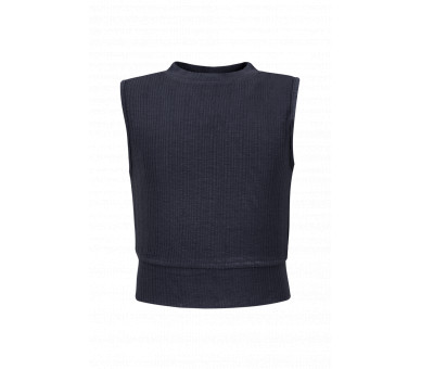 AWESOME BY SOMEONE : T-SHIRT NO SLEEVES BLACK