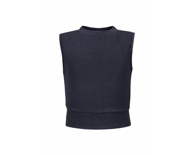 AWESOME BY SOMEONE : T-SHIRT NO SLEEVES BLACK