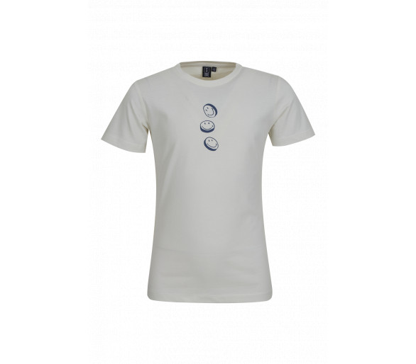 IMPRESSIONNANT PAR SOMEONE : T-shirt avec un smiley sur le devant et l