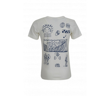 IMPRESSIONNANT PAR SOMEONE : T-shirt avec un smiley sur le devant et l