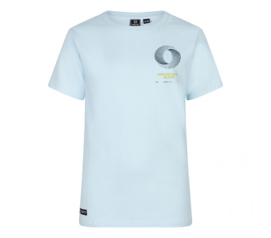 INDIAN BLUE : T-Shirt Indian Backprint Frosty Blue