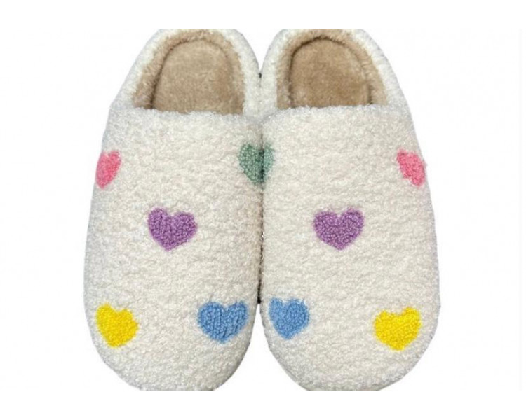 PANTOFFELS kleine hartjes kleu PANTOFFELS kleine hartjes kleu