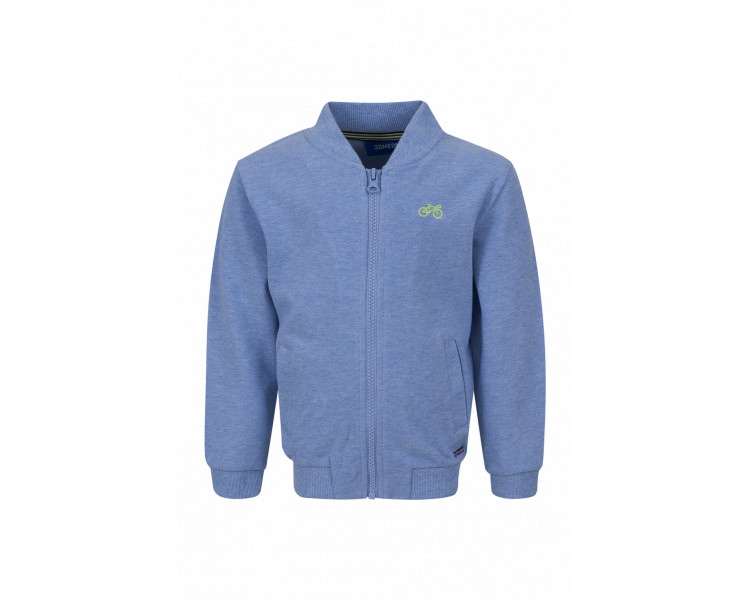 SOMEONE : SWEATVEST LM LIGHT BLUE MELANGE