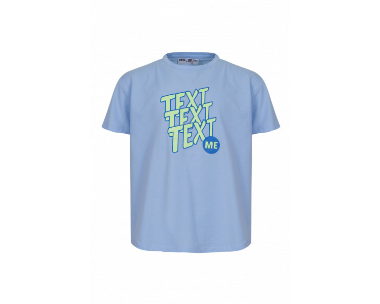 AWESOME BY SOMEONE : T-shirt met leuke "text me"