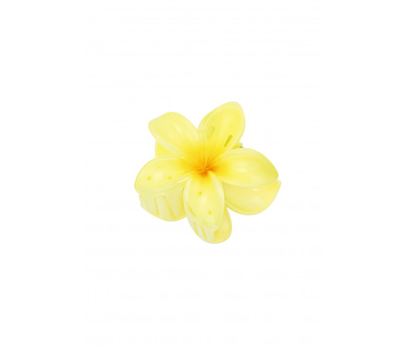 Haarclip Hawaii love - yellow