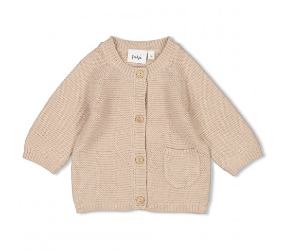 FEETJE : Cardigan knitted - Let's Sail Sand