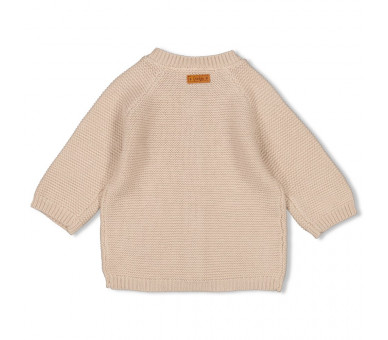 FEETJE : Cardigan knitted - Let's Sail Sand