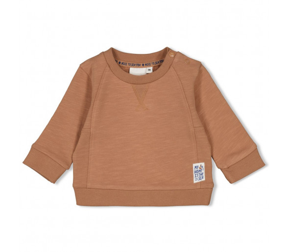 FEETJE : Sweater - Let's Sail Brown