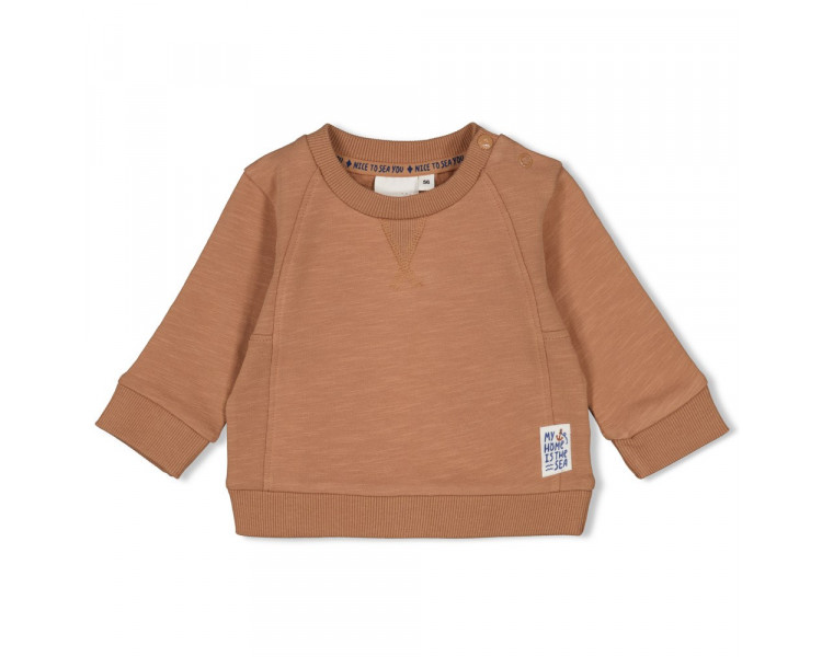 FEETJE : Sweater - Let's Sail Brown
