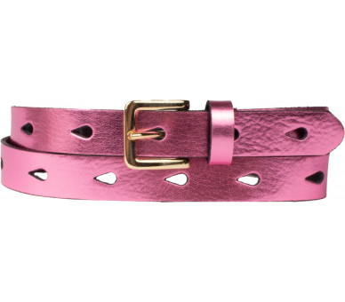 Meiden - Riem met hartje lila