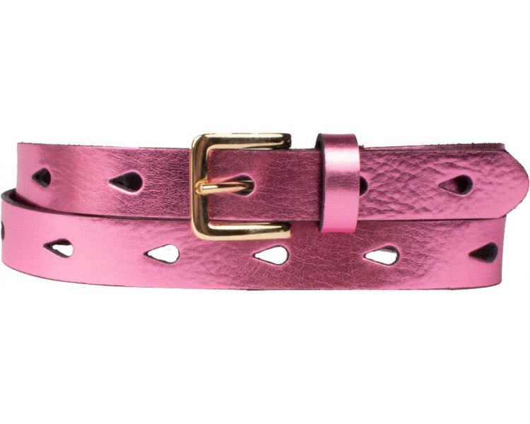 Meiden - Riem met hartje lila