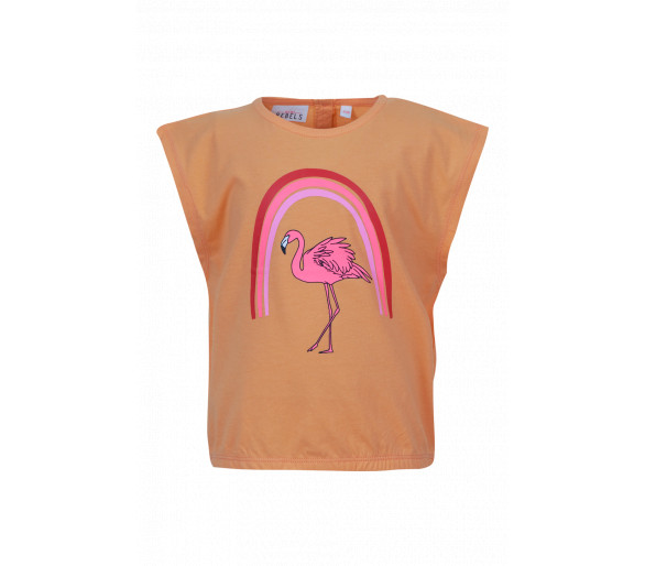 MINI REBELS : Leuk t-shirt met flamingo