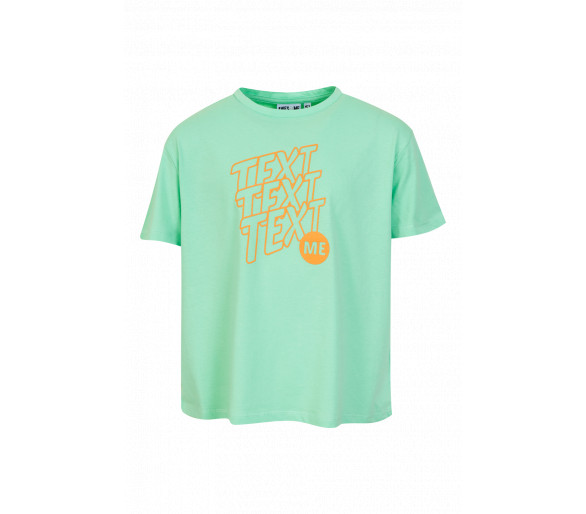 AWESOME BY SOMEONE : Oversize t-shirt met "TEXT ME"